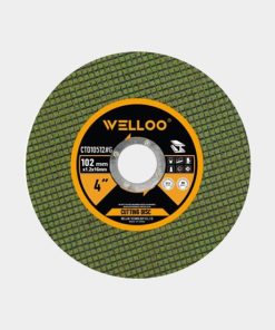 Welloo CUTTING DISC 4" Green, Model: CTD10512#G